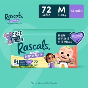 RASCALS COCOMELON M PANTS (72 PIECES)