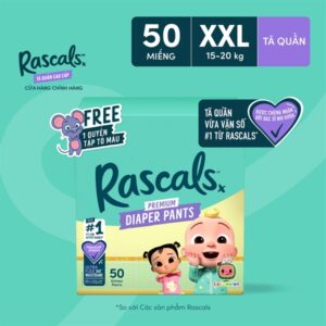 RASCALS COCOMELON XXL PANTS (50 PIECES)