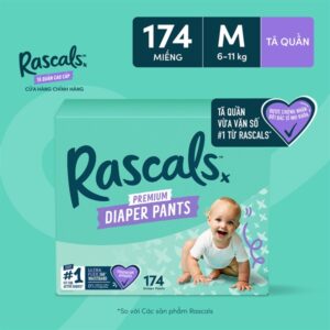 RASCALS SUPER JUMBO M PANTS (174 PIECES = 58 PIECES x 3 PACKS)